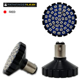 Pathfinder 4857R Bullet Ultra Bright LED Red 1157 Style Turn Signal Bulb – Fits 2000-2005 Ford F-150, 1999-2004 Chevrolet Silverado, 2001-2007 Dodge Ram
