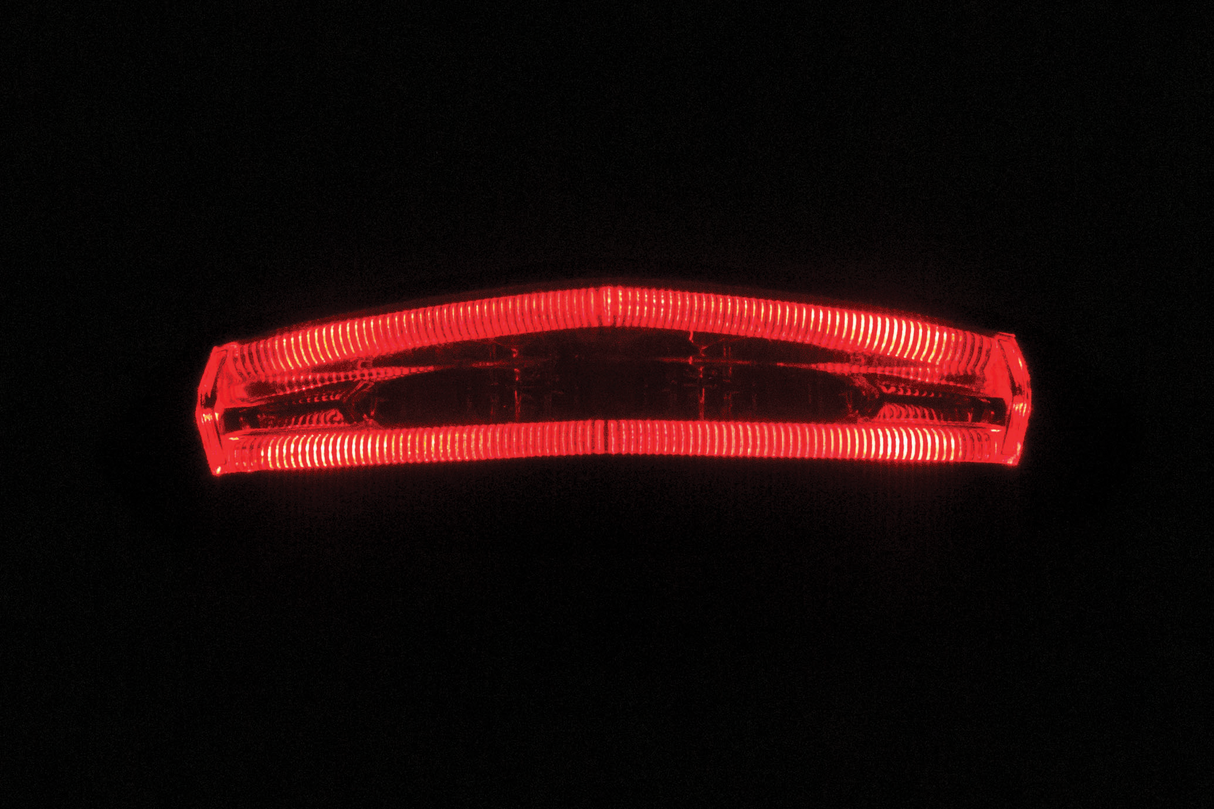 KOSO HB031000 LED Tail/Brake Light with Red Lens for Honda Civic, Toyota Corolla, Ford F-150, and More