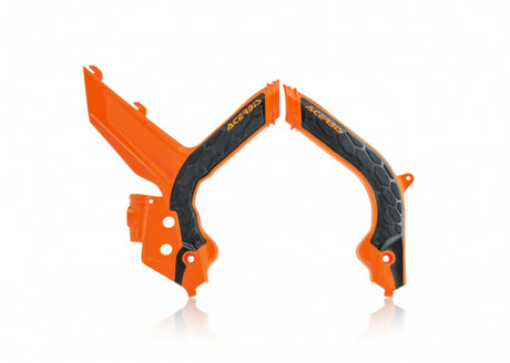 Acerbis KTM SX125-250, SX-F, XC-F, XC250 & XC300 Frame Guard with Grip - Orange/Black
