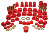 Energy Suspension Hyper-Flex Master Bushing Set for 1990-1995 Toyota 4Runner – Red Polyurethane Performance Components