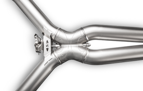 Akrapovic Evolution Line Cat-Back Exhaust System for 2016-2017 Mercedes-Benz C63 AMG Coupe with Titanium and Carbon Tips