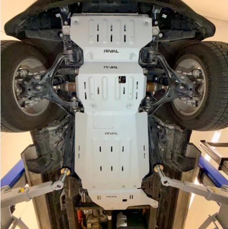 Rival 4x4 Aluminum Skid Plates for 2015+ Ford F150 Powerboost - Full Set