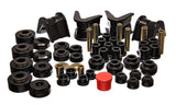 Energy Suspension 4.18107G Hyper-Flex Master Bushing Set for 1977-1978 Ford F-150 4WD - Black Performance Polyurethane