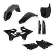 Acerbis Full Plastic Kit for Yamaha YZ125/250 (2015-2021), YZ125X/250X (2020-2022) - Black