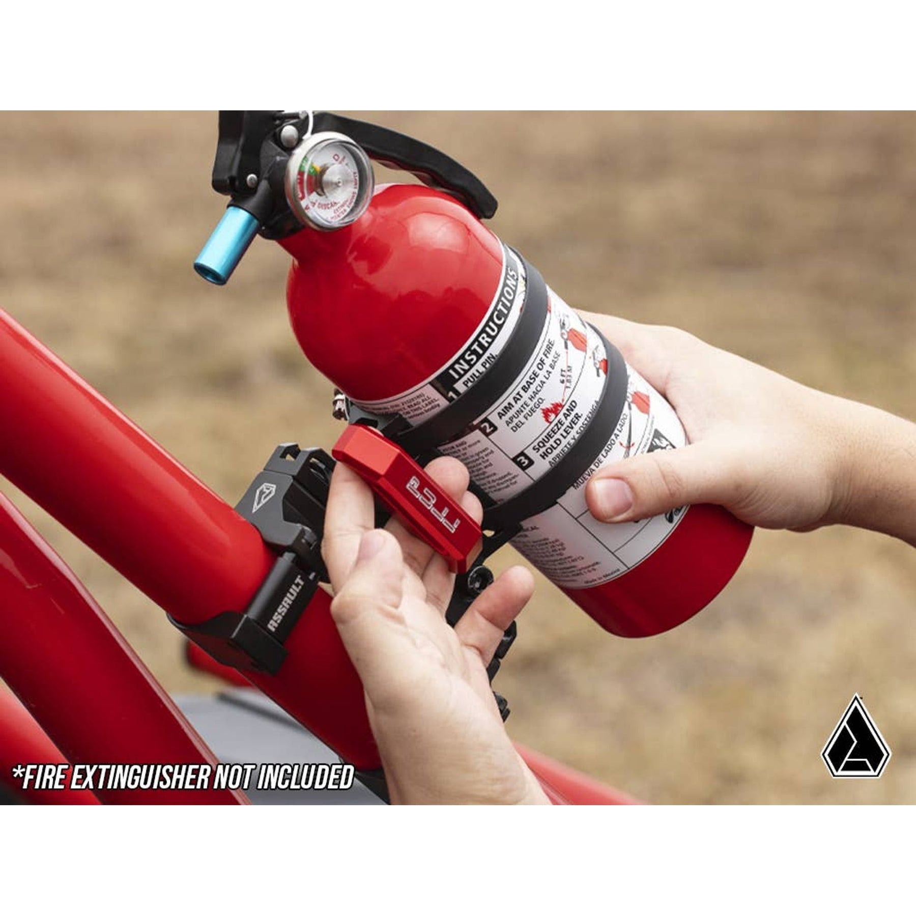 Quick Release UTV Fire Extinguisher Mount | Assault Industries