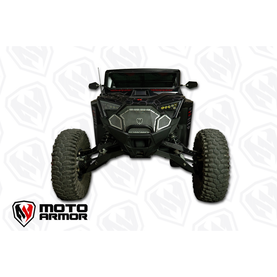 Polaris RZR Pro / Turbo R Complete Front Grille Set | Moto Armor