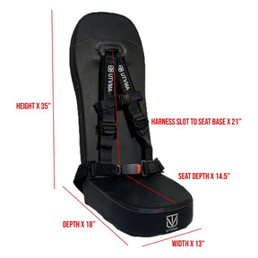 Polaris General 4 Rear Bump Seat with Console Delete Kit | UTVMA