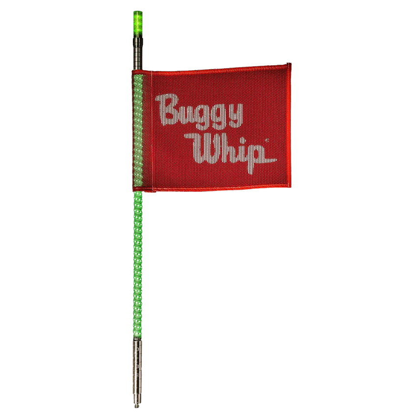 6FT LED Whip with Flag (Green)