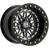 Hostile UTV H350 Apex Beadlocks 5x4.5" Black/Milled Wheel