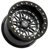 Hostile UTV H350 Apex Beadlocks 5x4.5" Black/Milled Wheel