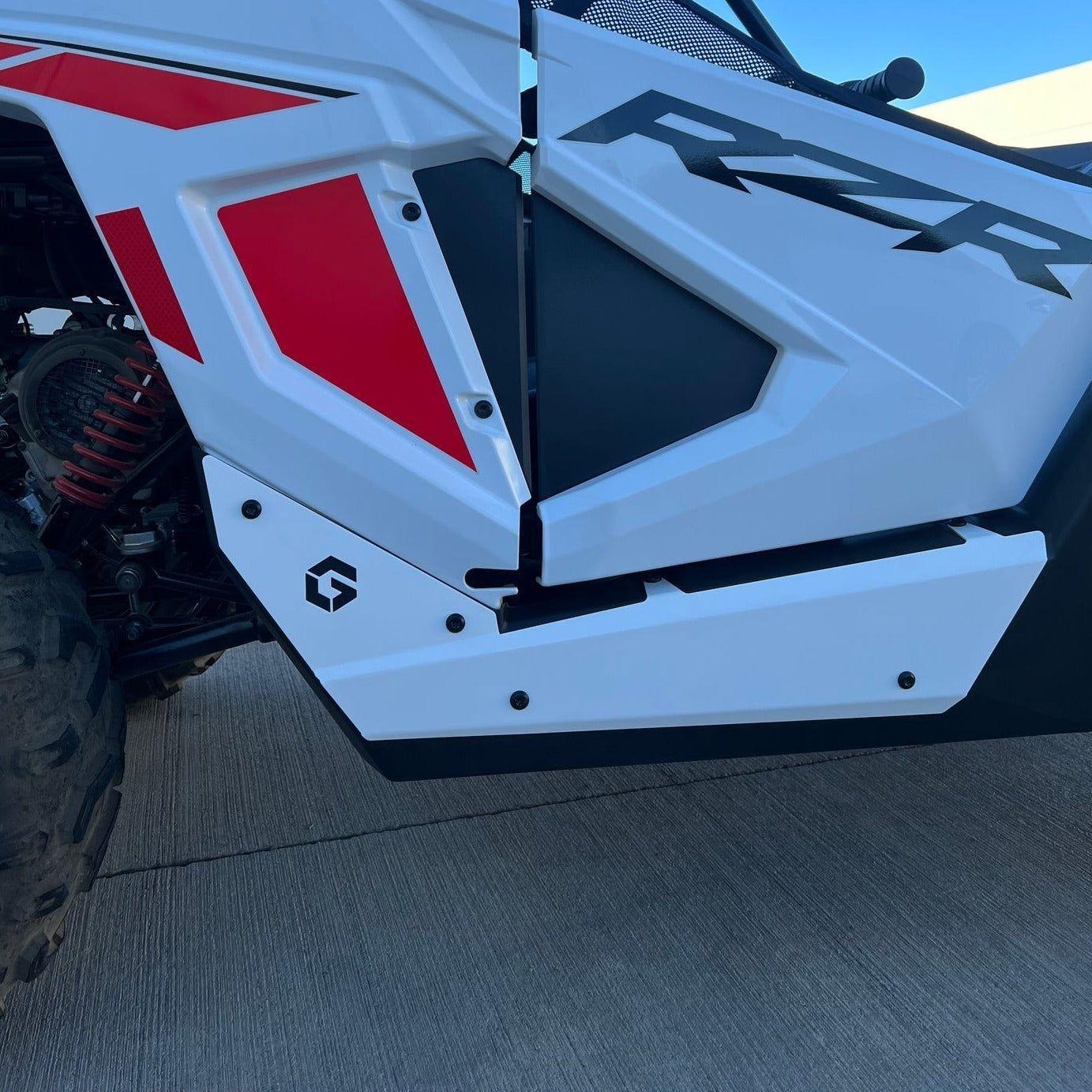 Polaris RZR 200 Kick Plates | Geiser Performance