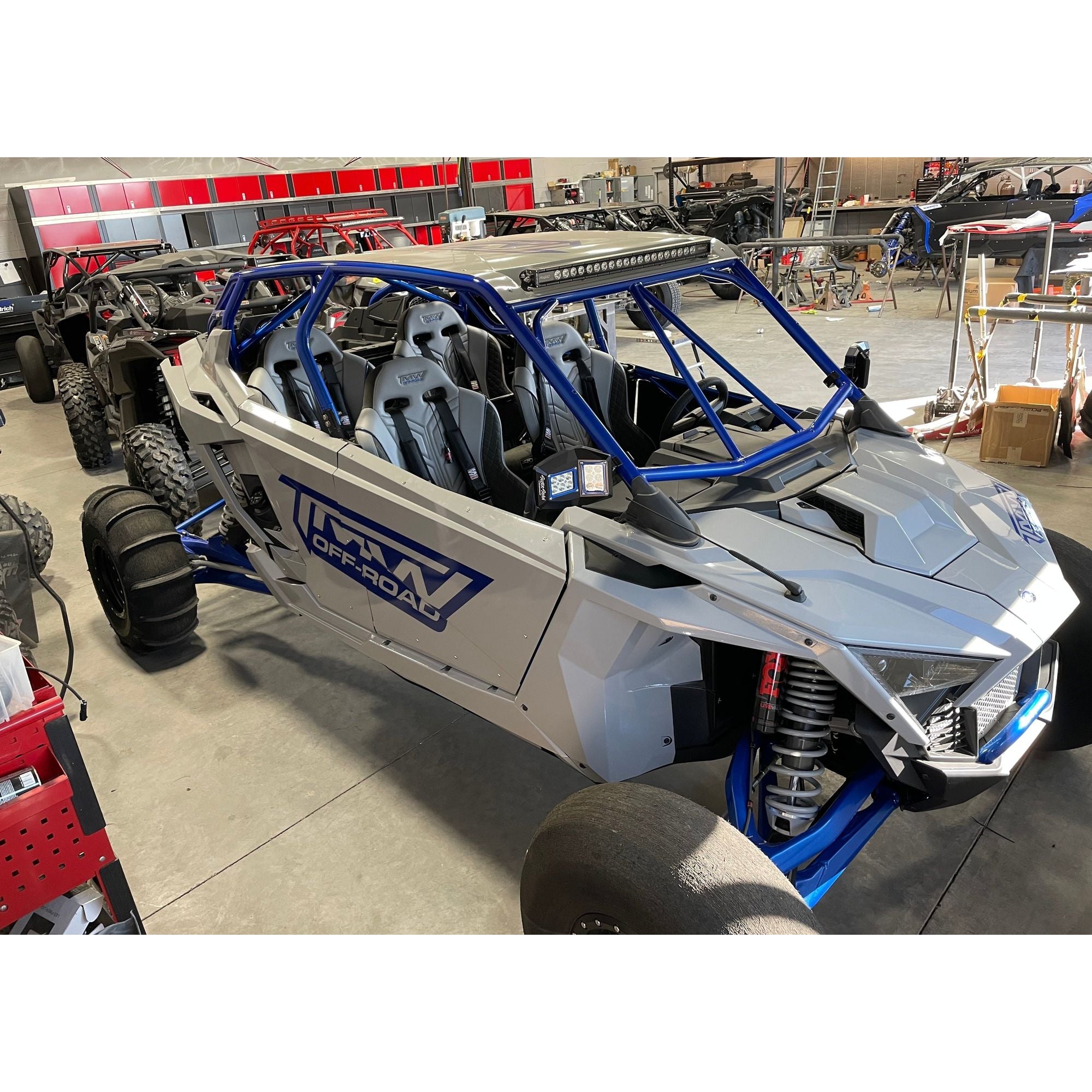 Polaris RZR Pro R 4 Raw Dominator Roll Cage with Roof | TMW Off-Road