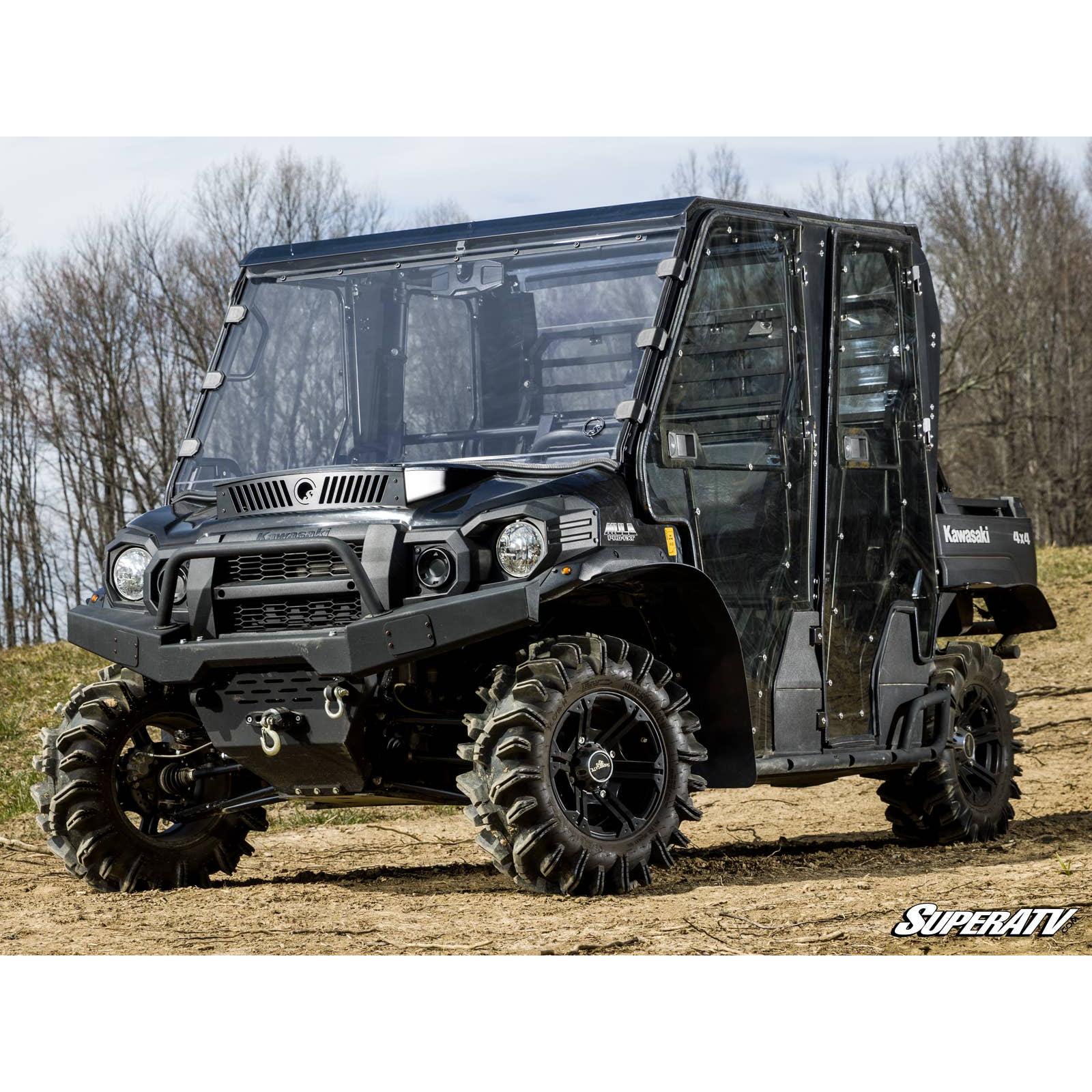 Kawasaki Mule Pro Scratch Resistant Full Windshield | SuperATV