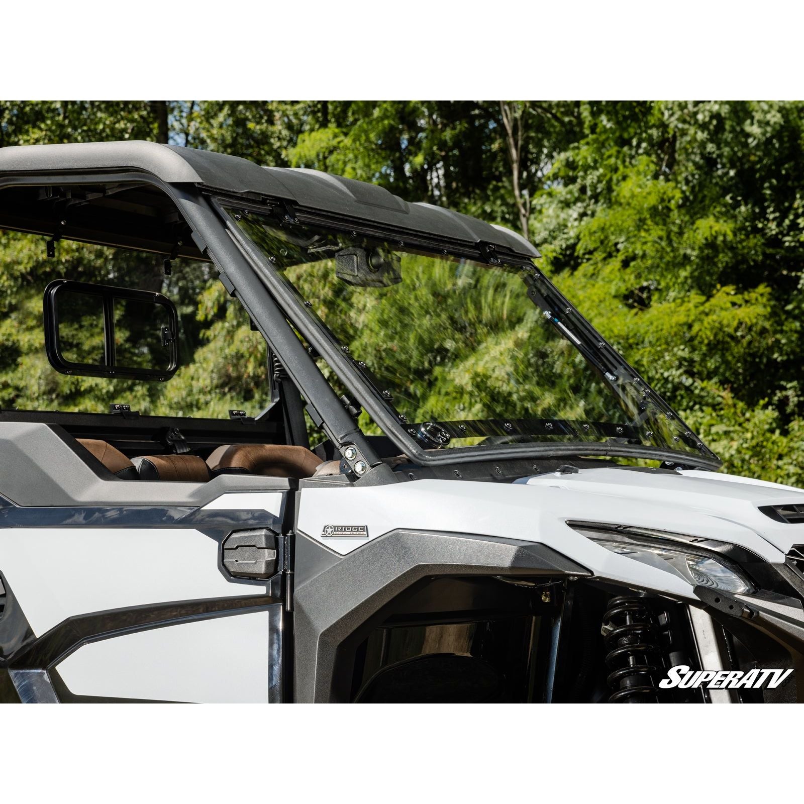 Kawasaki Ridge Scratch-Resistant Flip Windshield | SuperATV