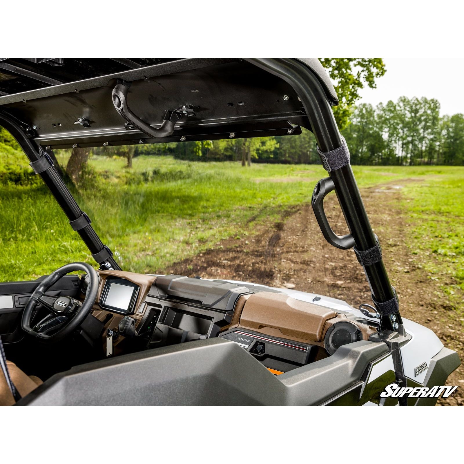 Kawasaki Ridge Scratch Resistant Vented Full Windshield | SuperATV