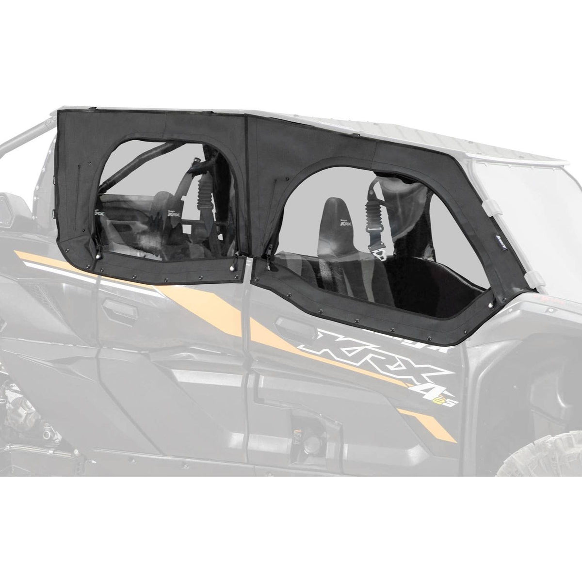 Kawasaki KRX 4 Primal Soft Cab Enclosure Upper Doors | SuperATV