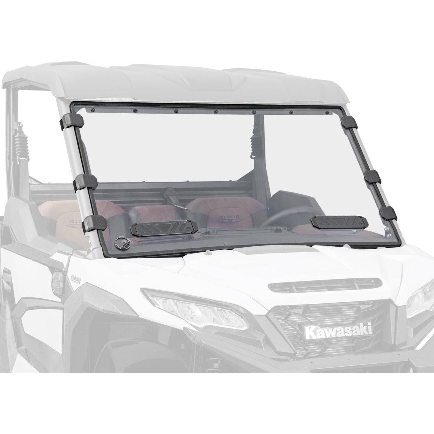 Kawasaki Ridge Scratch Resistant Vented Full Windshield | SuperATV