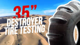 35" x 13.5" x 15" - Single SLAYER Rear Paddle Tire (10-20 Paddle Options)