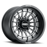Set of 4 15x10 Delta Wheels (Satin Black Contrast Cut)