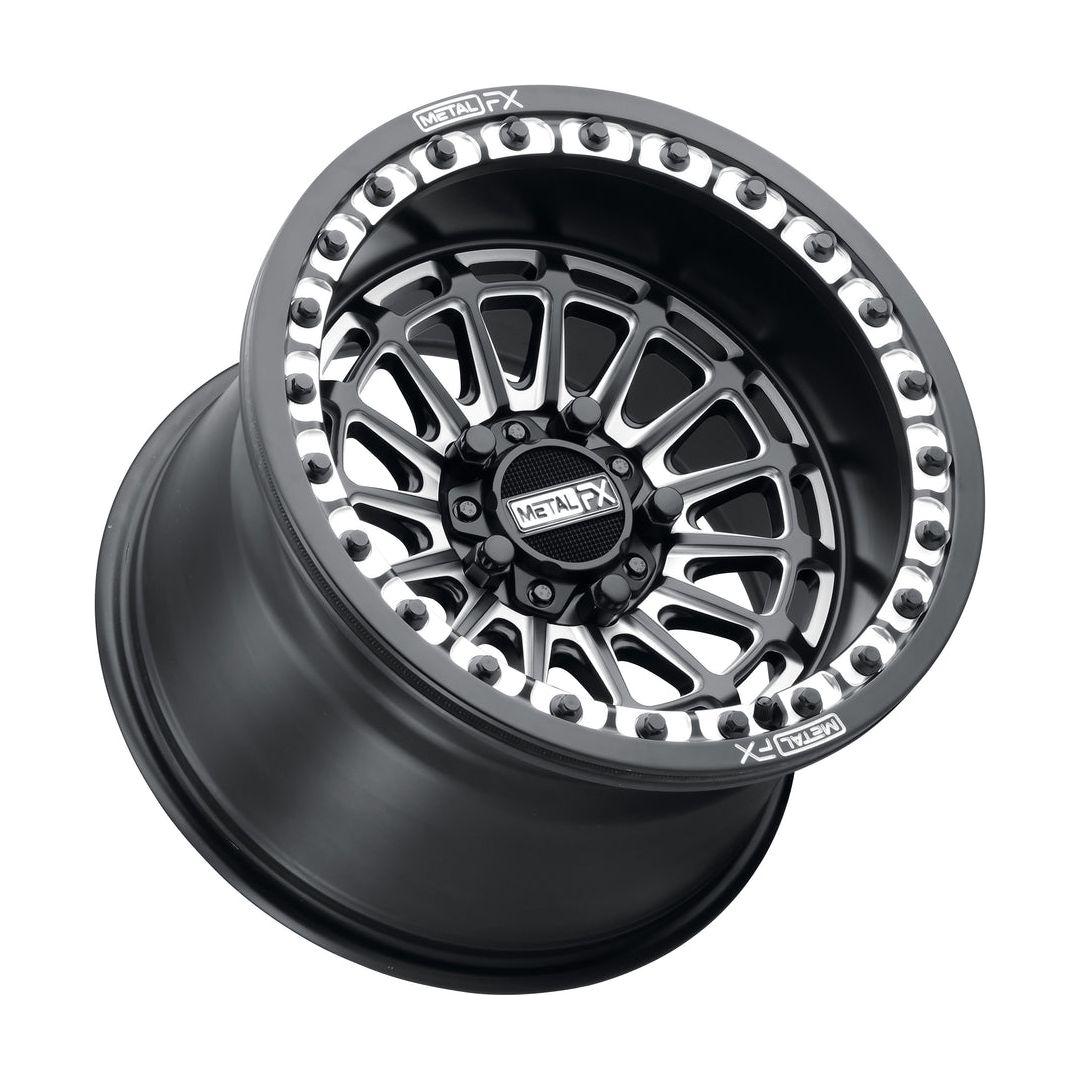 Delta R Beadlock Wheel (Satin Black Contrast Cut) | Metal FX Offroad