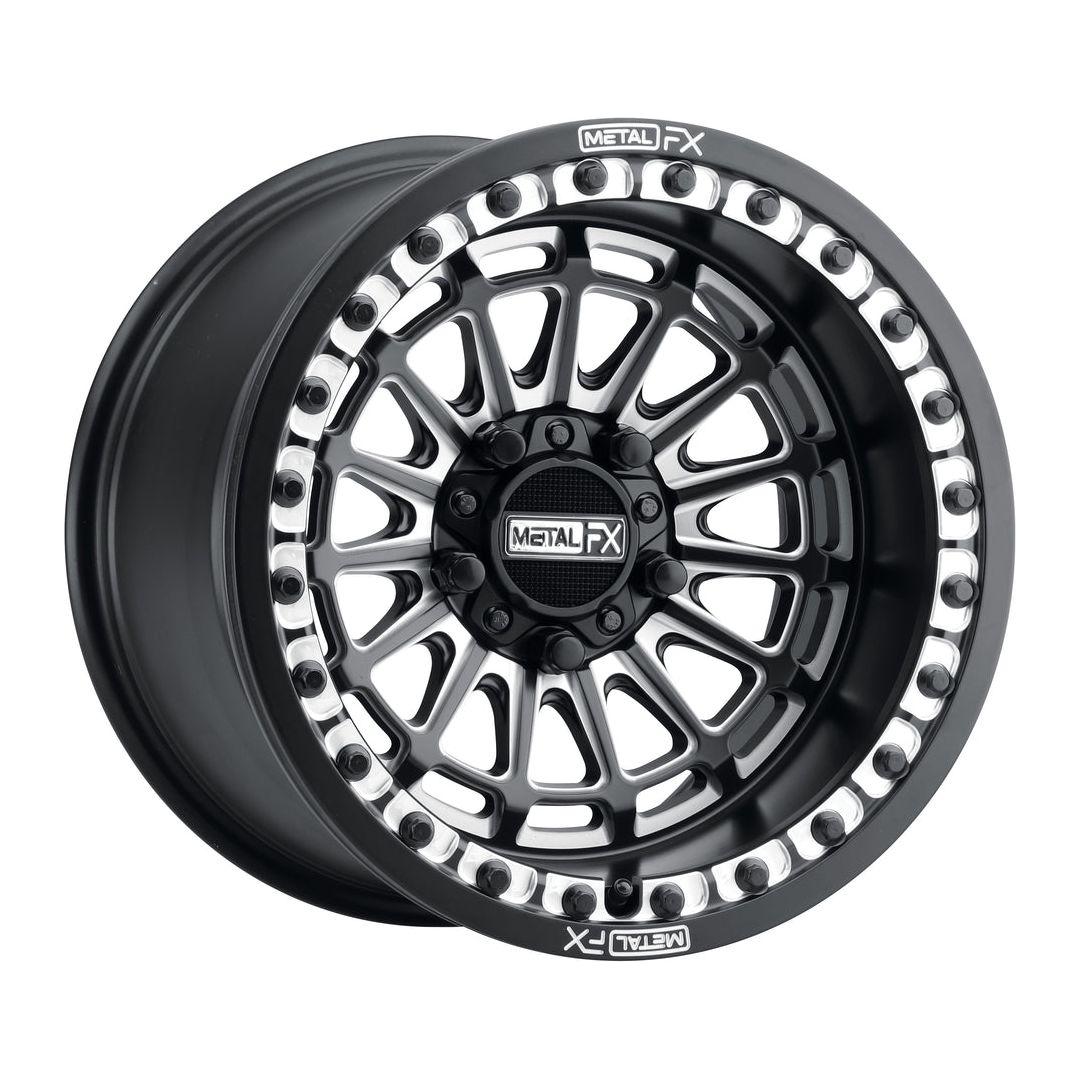 Delta R Beadlock Wheel (Satin Black Contrast Cut) | Metal FX Offroad