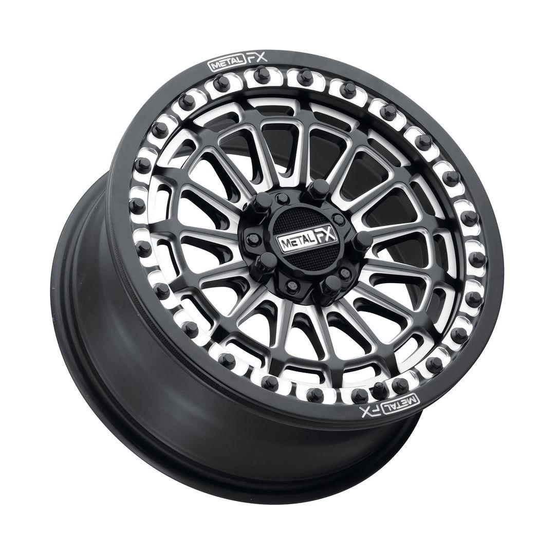 Delta R Beadlock Wheel (Satin Black Contrast Cut) | Metal FX Offroad