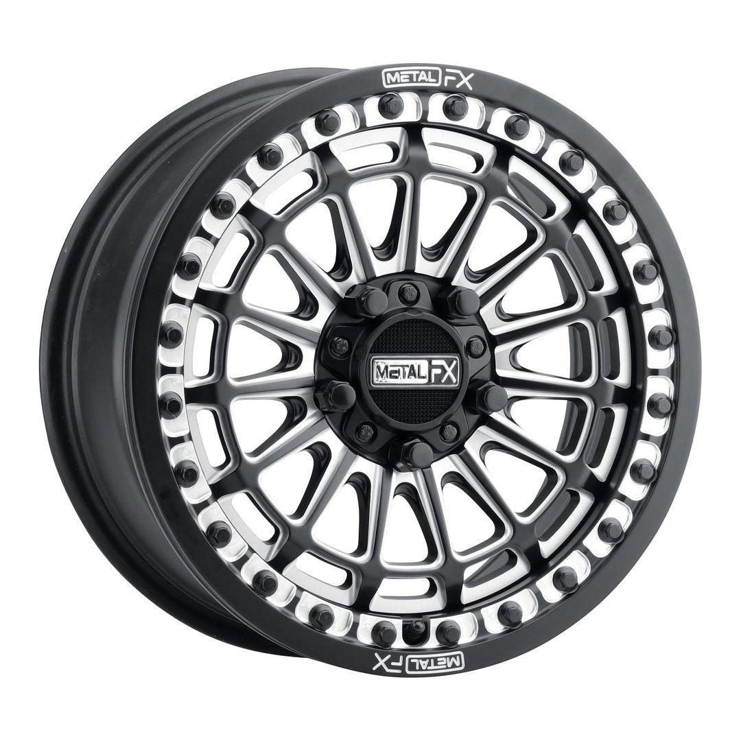 Delta R Beadlock Wheel (Satin Black Contrast Cut) | Metal FX Offroad