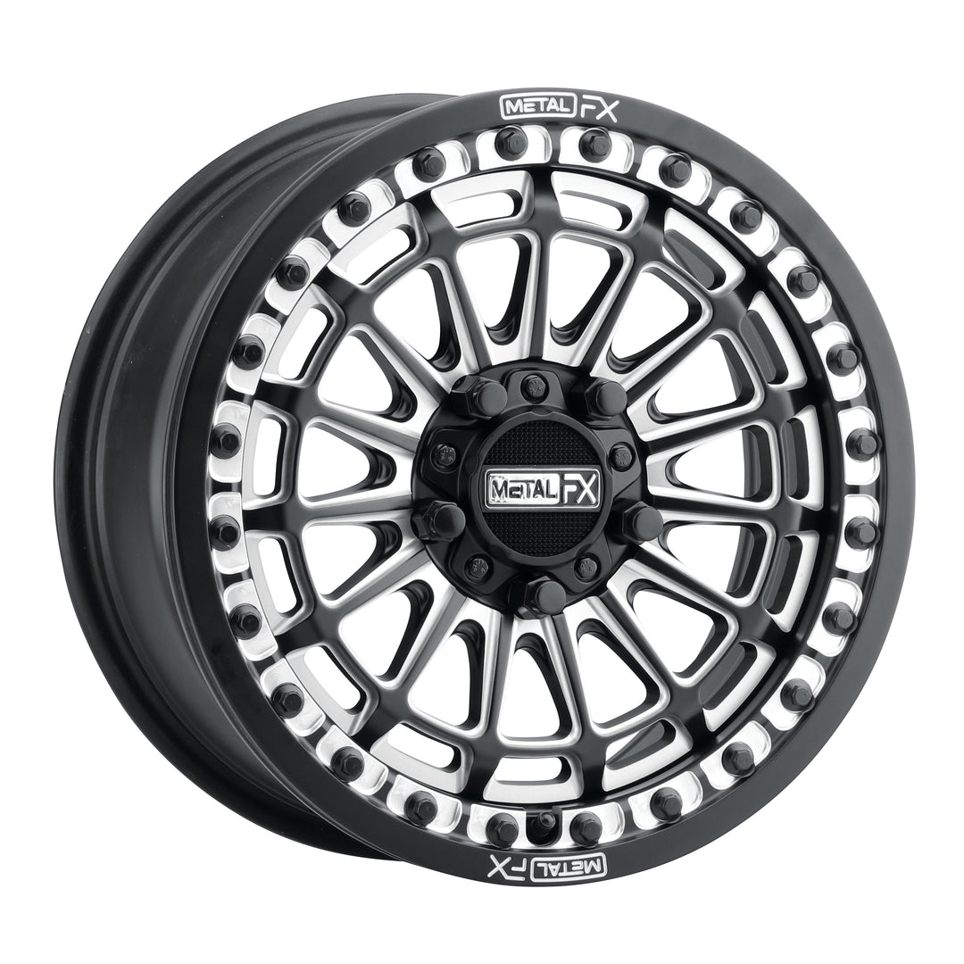 Delta R Beadlock Wheel (Satin Black Contrast Cut) | Metal FX Offroad