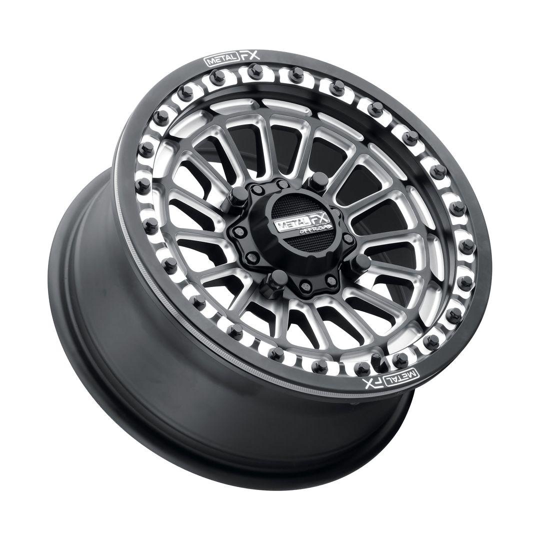 Delta Beadlock Wheel (Satin Black Contrast Cut) | Metal FX Offroad