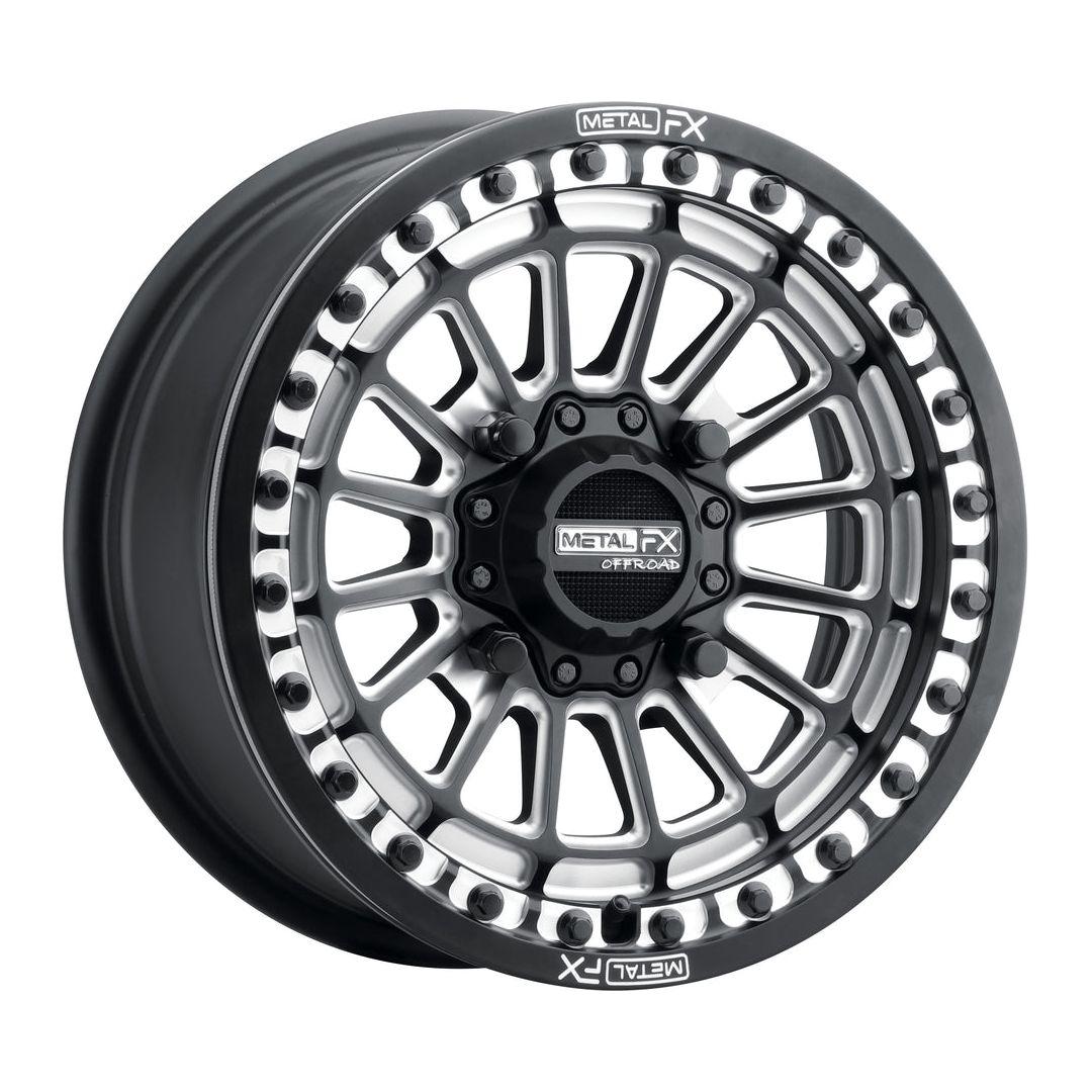 Delta Beadlock Wheel (Satin Black Contrast Cut) | Metal FX Offroad