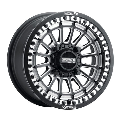 Delta Beadlock Wheel (Satin Black Contrast Cut) | Metal FX Offroad