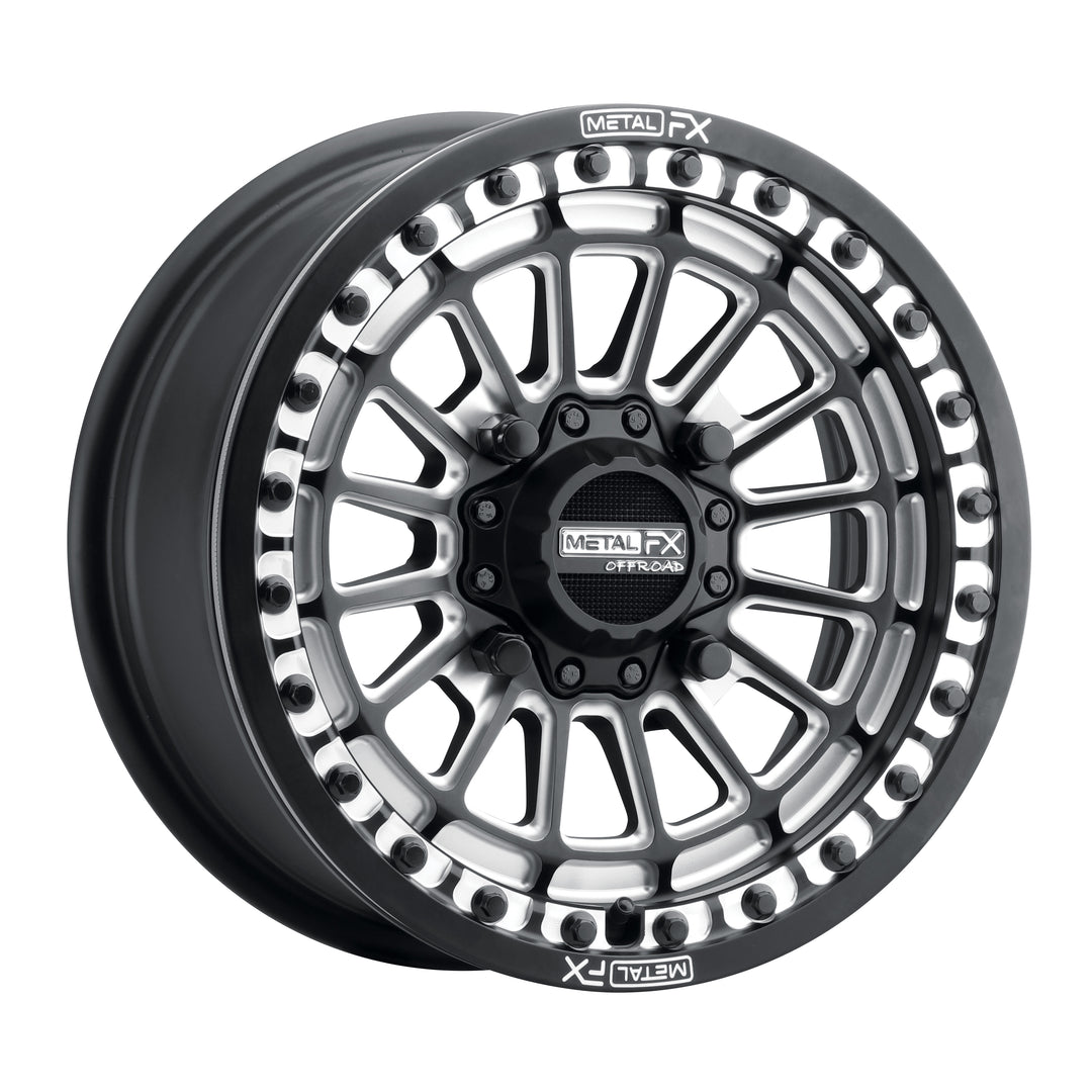 Delta Beadlock Wheel (Satin Black Contrast Cut) | Metal FX Offroad