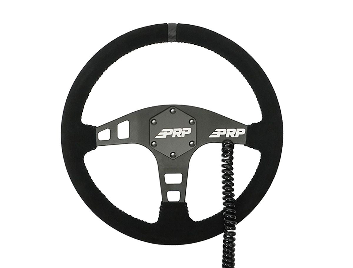 Heated Flat Steering Wheel (Suede)