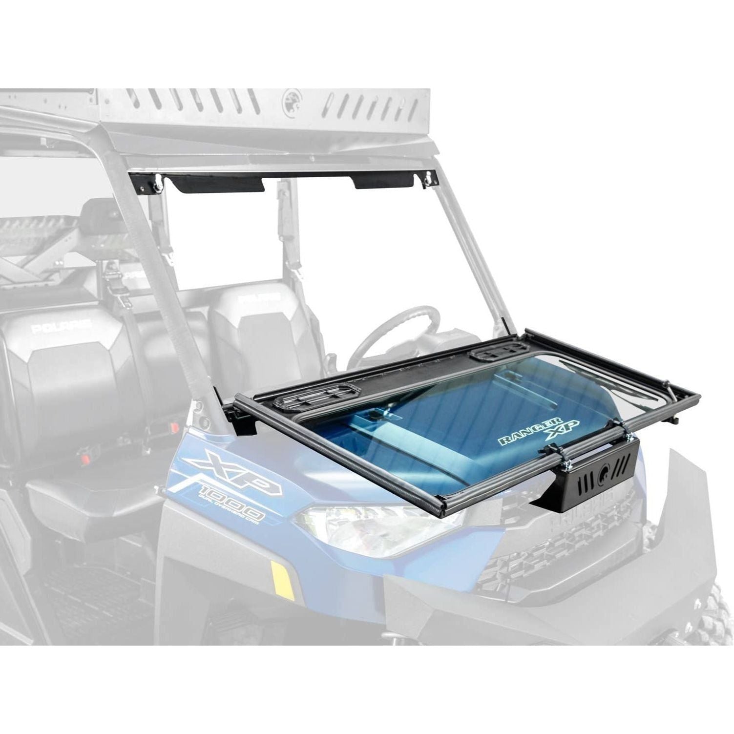 Polaris Ranger XP 1000 Flip Down Glass Windshield | SuperATV