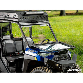 Polaris Ranger 1000 Flip Down Glass Windshield | SuperATV