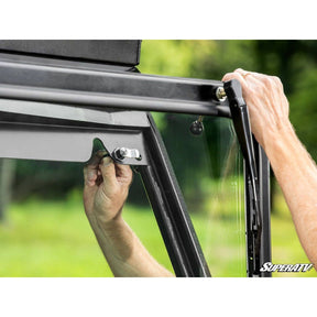 Polaris Ranger XP 1000 Flip Down Glass Windshield | SuperATV