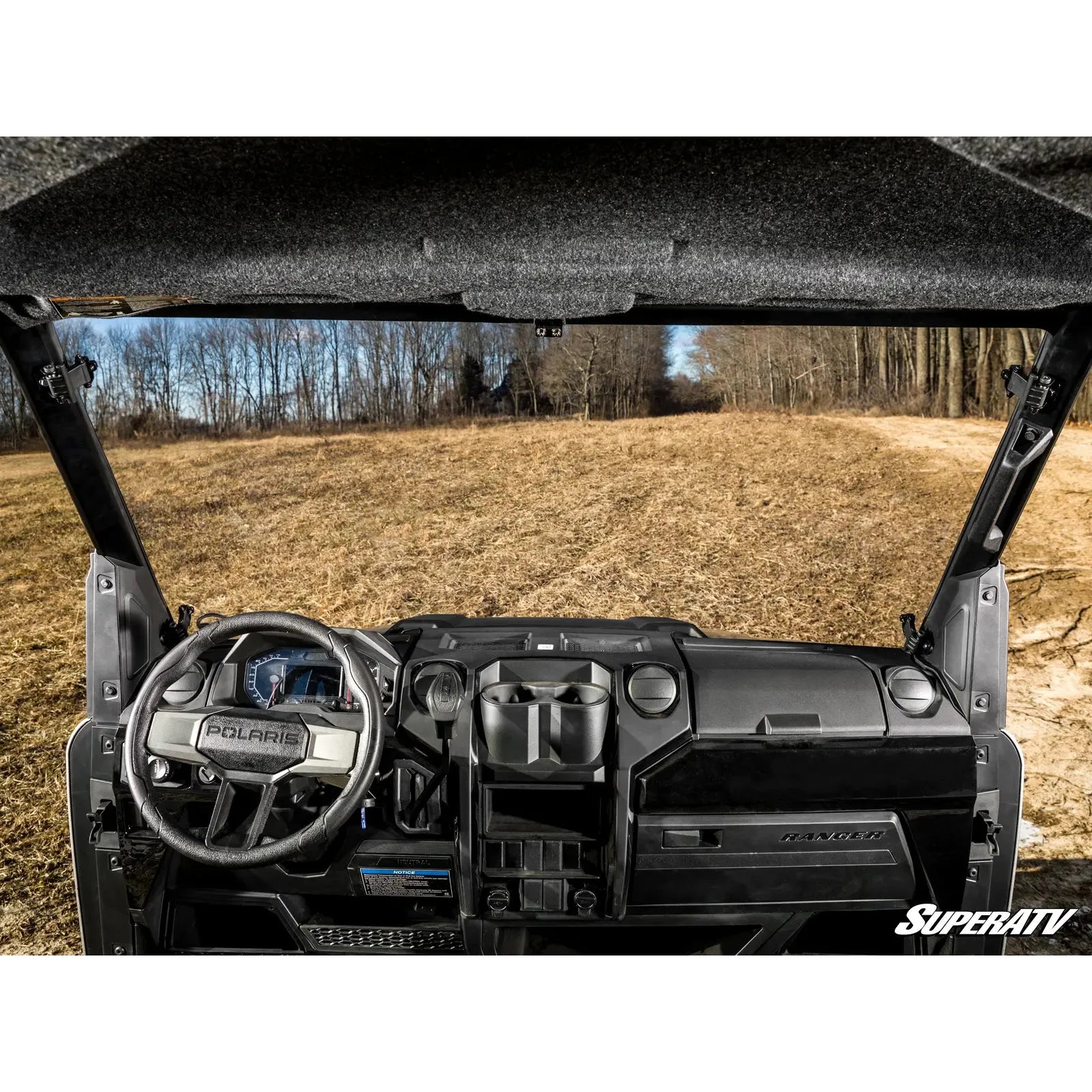 Polaris Ranger XD 1500 Scratch Resistant Full Windshield | SuperATV