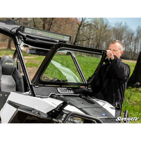 Polaris RZR XP 1000 Flip Down Glass Windshield | SuperATV