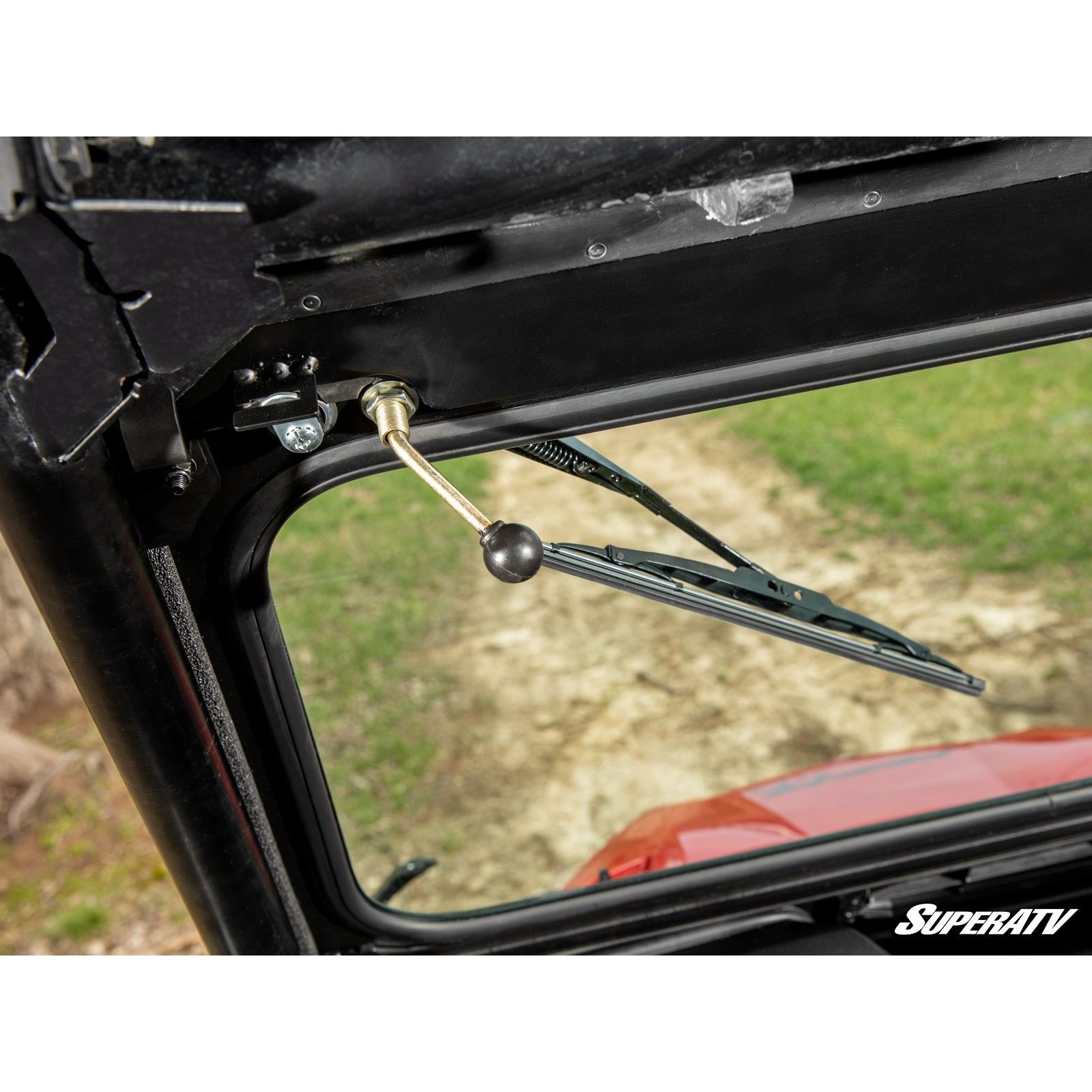 Polaris RZR XP 1000 Flip Down Glass Windshield | SuperATV