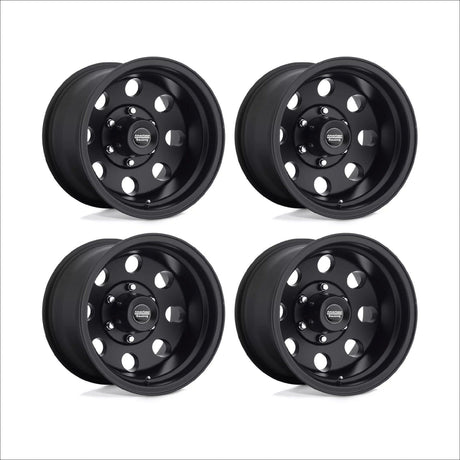 Polaris RZR Pro R / Turbo R Baja Wheel Set (Satin Black)