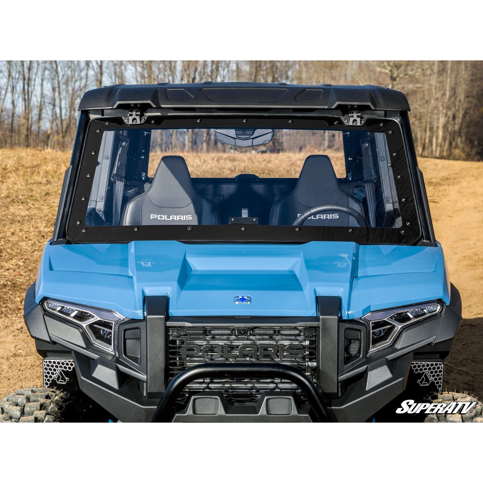 Polaris Xpedition Scratch Resistant Flip Windshield | SuperATV