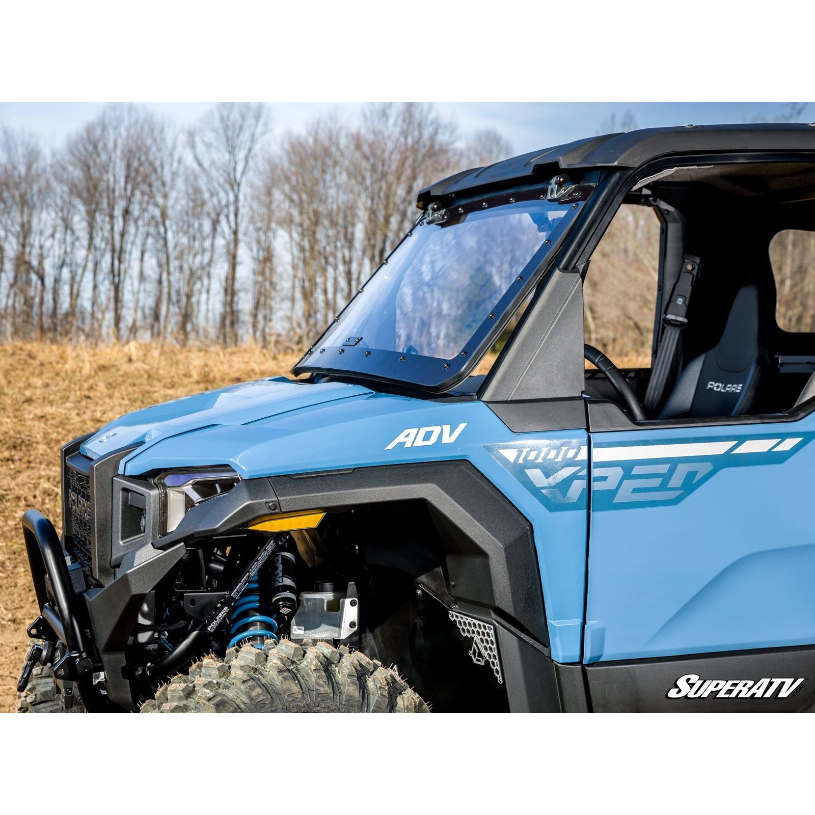 Polaris Xpedition Scratch Resistant Flip Windshield | SuperATV