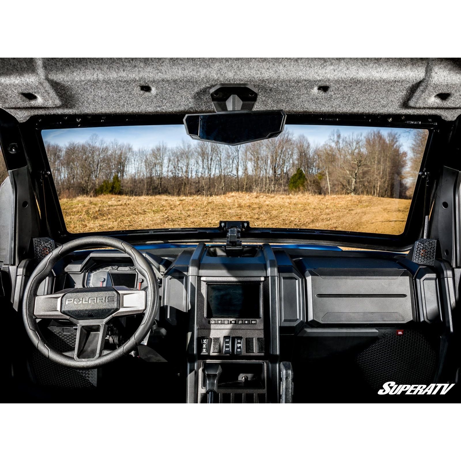 Polaris Xpedition Scratch Resistant Flip Windshield | SuperATV