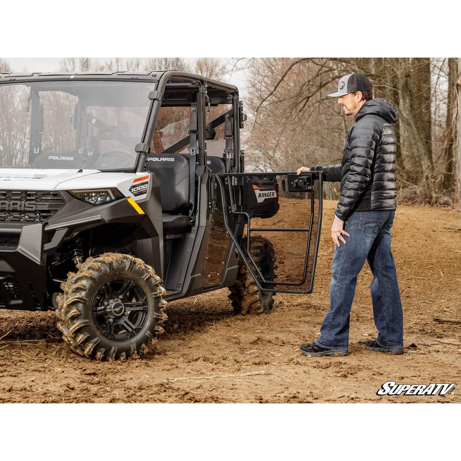 Polaris Ranger Crew 1000 Convertible Cab Enclosure Doors | SuperATV