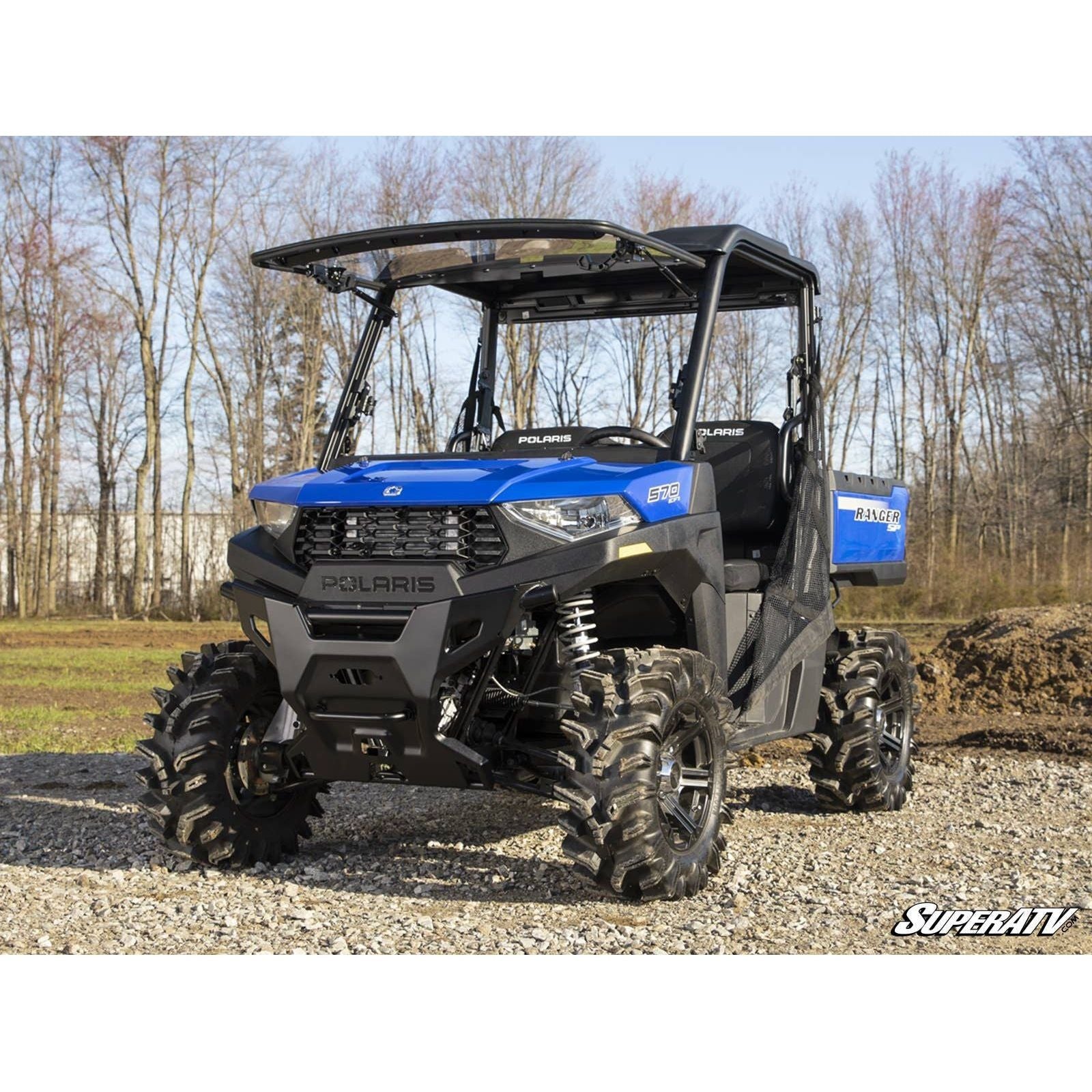 Polaris Ranger SP 570 Scratch Resistant Flip Windshield | SuperATV