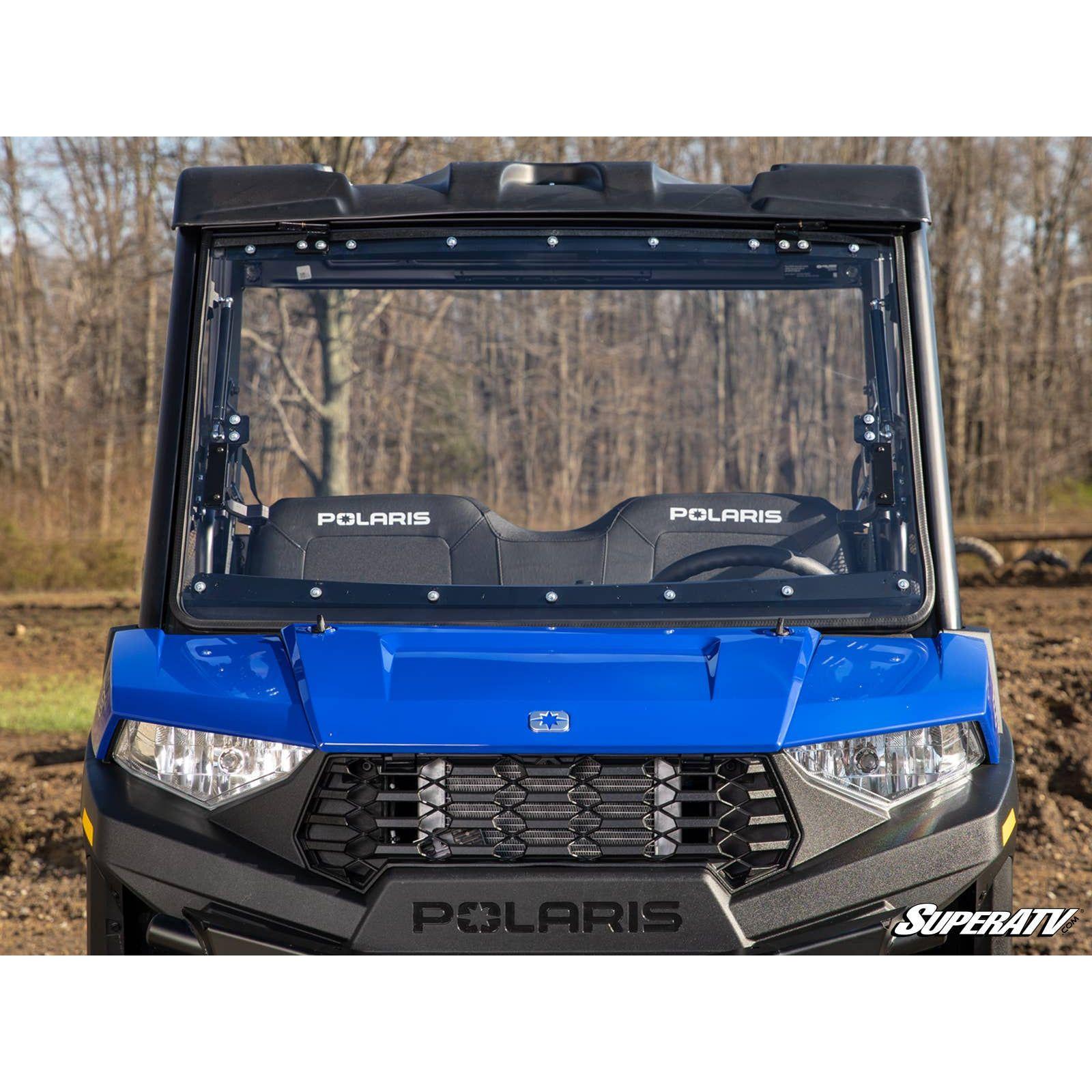 Polaris Ranger SP 570 Scratch Resistant Flip Windshield | SuperATV