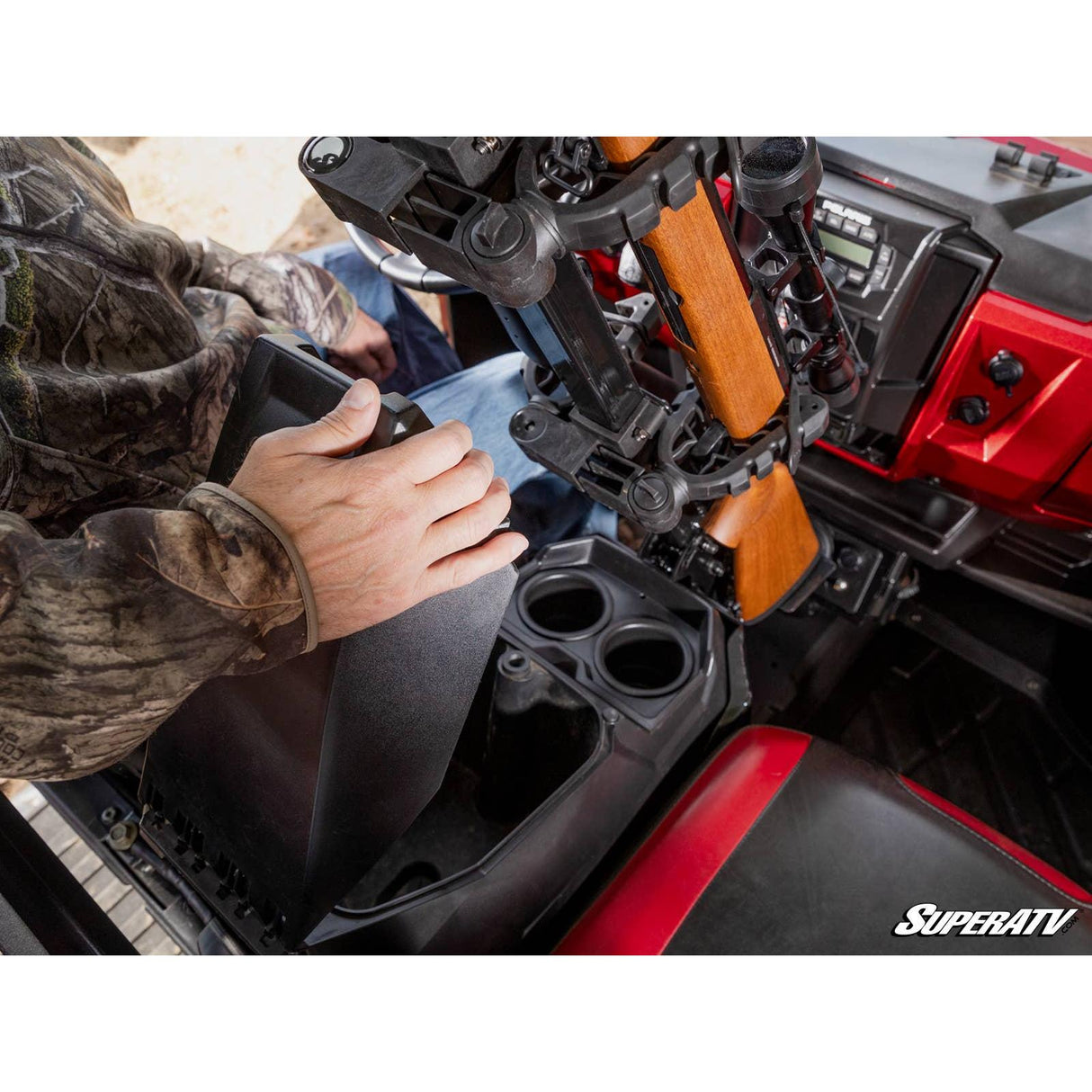 Polaris Ranger XP 900 Floor Mounted Gun Holder | SuperATV
