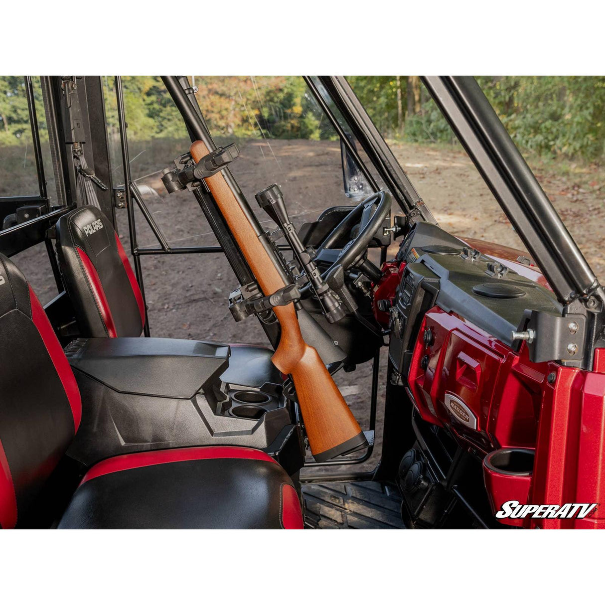 Polaris Ranger XP 900 Floor Mounted Gun Holder | SuperATV