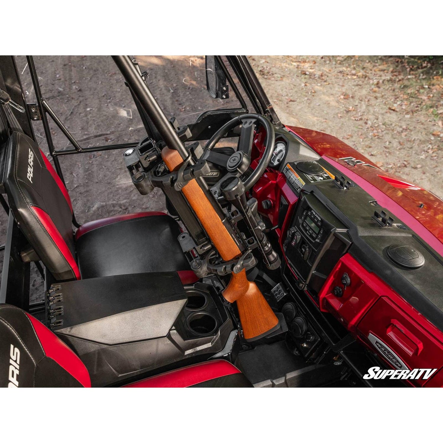 Polaris Ranger XP 900 Floor Mounted Gun Holder | SuperATV