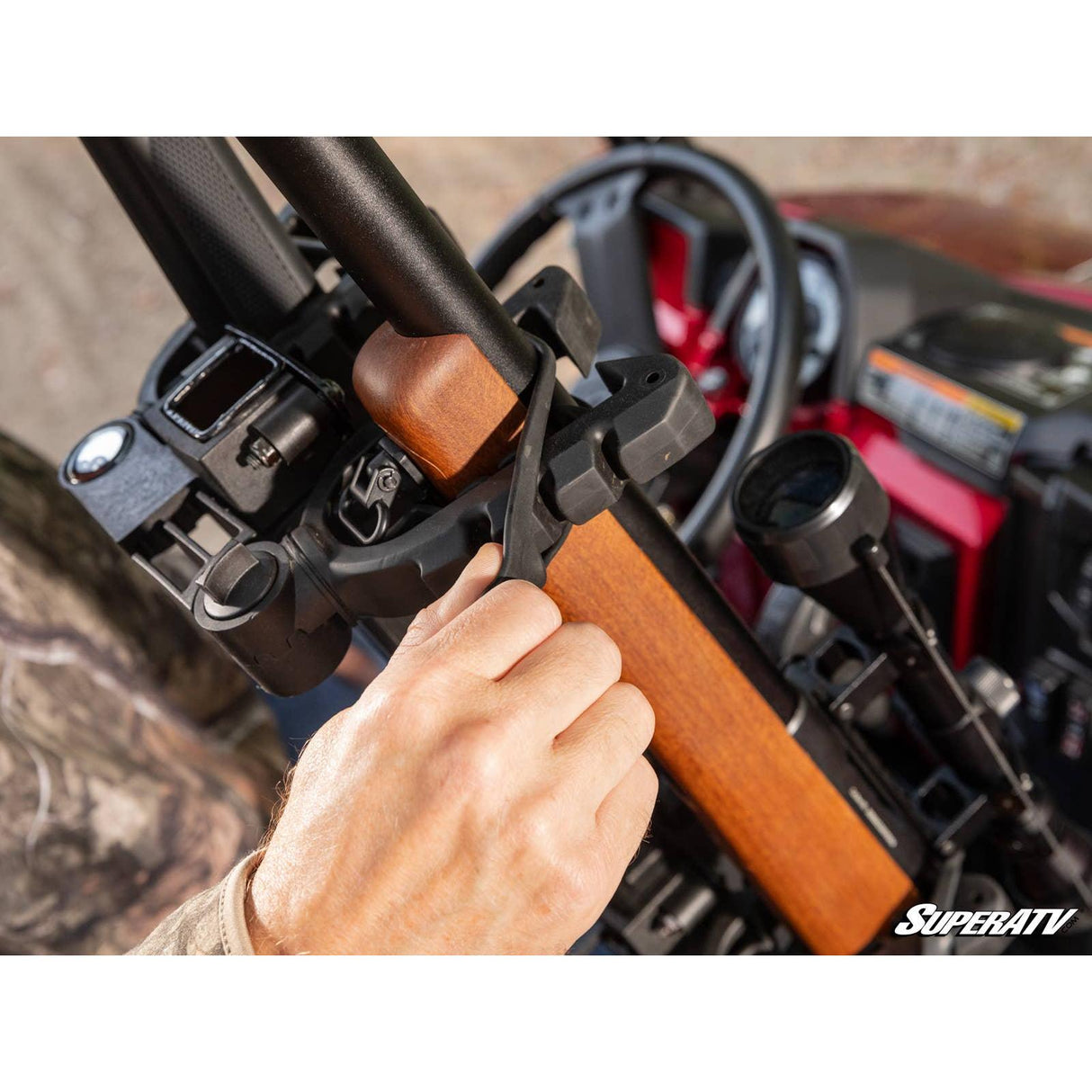 Polaris Ranger XP 900 Floor Mounted Gun Holder | SuperATV